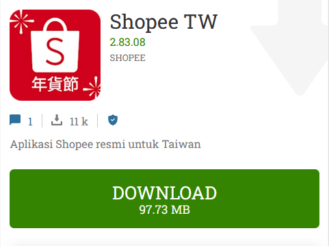 shopee taiwan bahasa indonesia apk image
