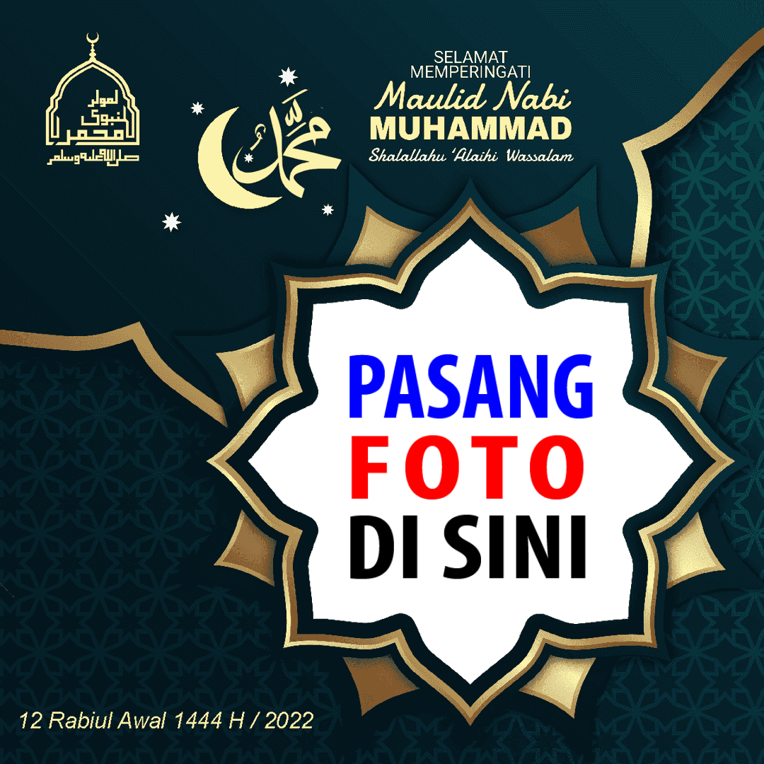 design bingkai foto twibbonize Maulid Nabi Muhammad SAW1 oktober 7 img