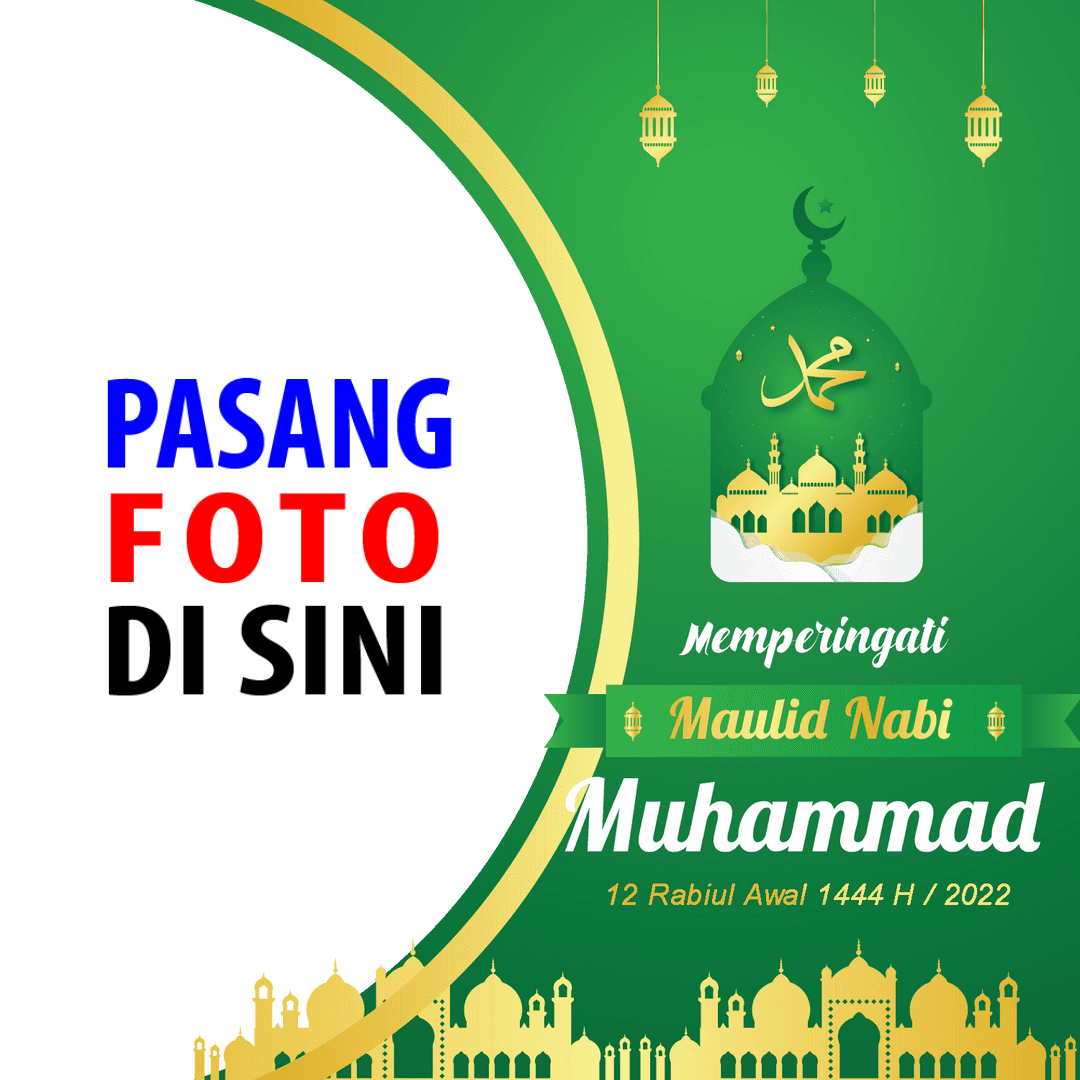 design bingkai foto twibbonize Maulid Nabi Muhammad SAW1 oktober 9 img