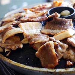 samgyeopsal grill korean barbeque image