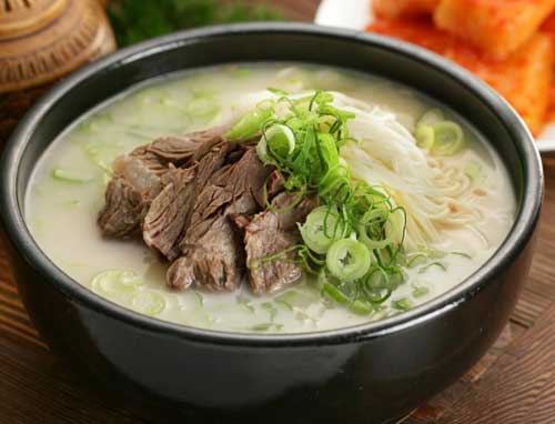seolleongtang makanan korea jeroan daging sapi img